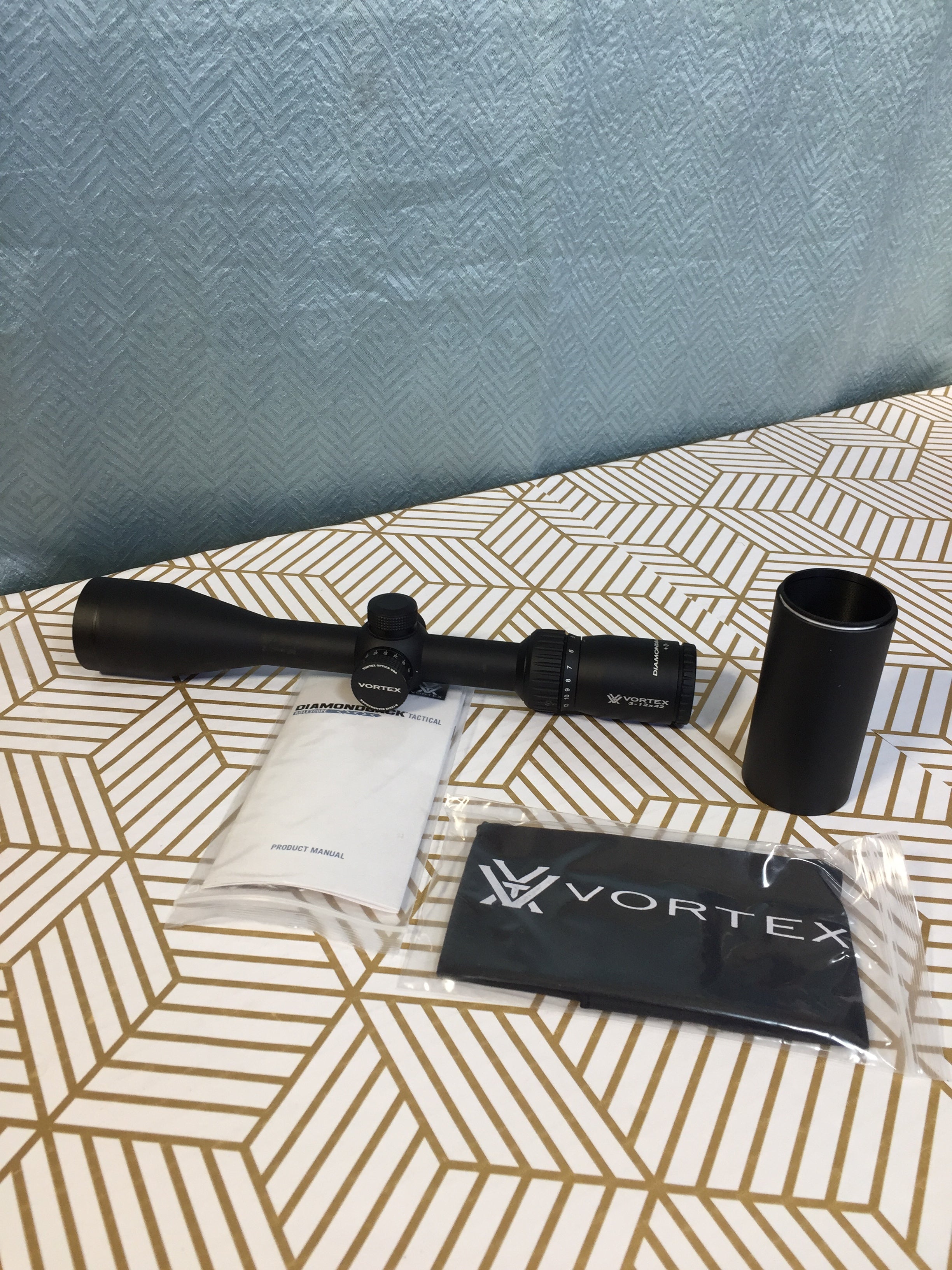 Vortex Optics DBK-10017 Diamondback HP 3-12-42 Riflescope - Black (7680428081390)